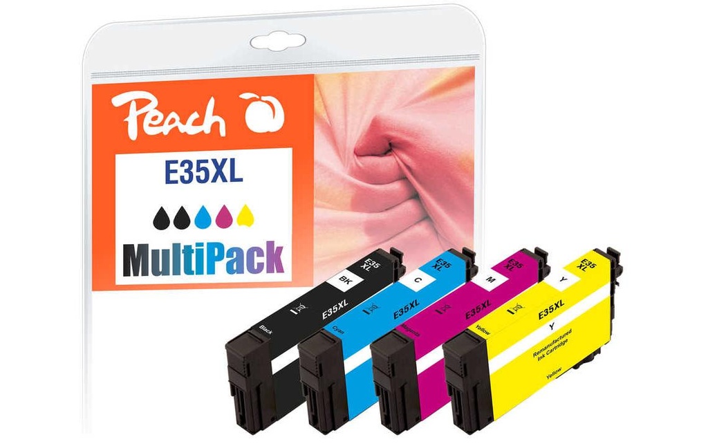 Peach Encre Epson T3596, No 35XL BK, C, M, Y