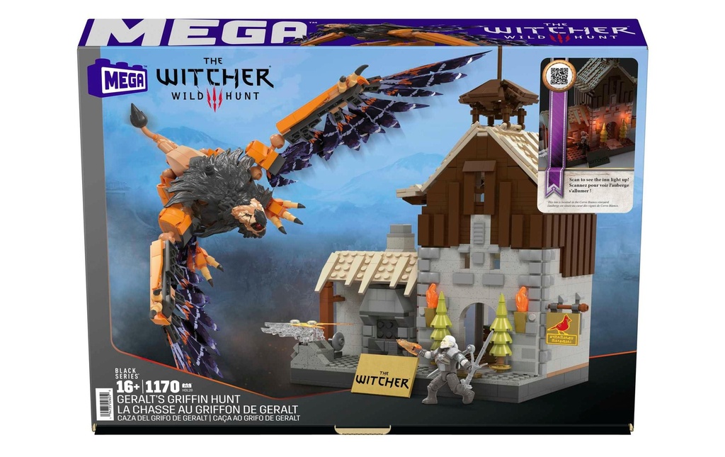 Mega Construx Modèle construction La chasse au griffon de The Witcher Geralt