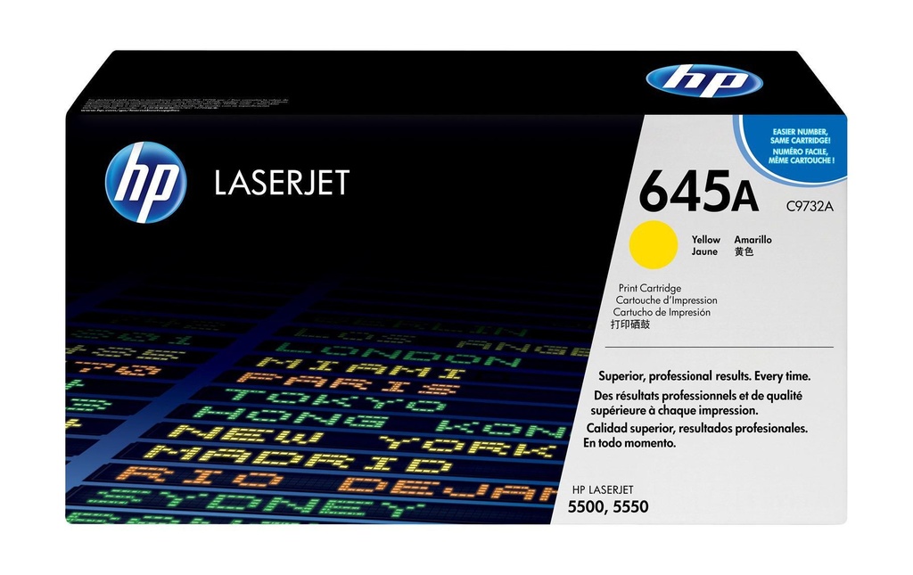 HP Toner Nr. 645A (C9732A) Yellow