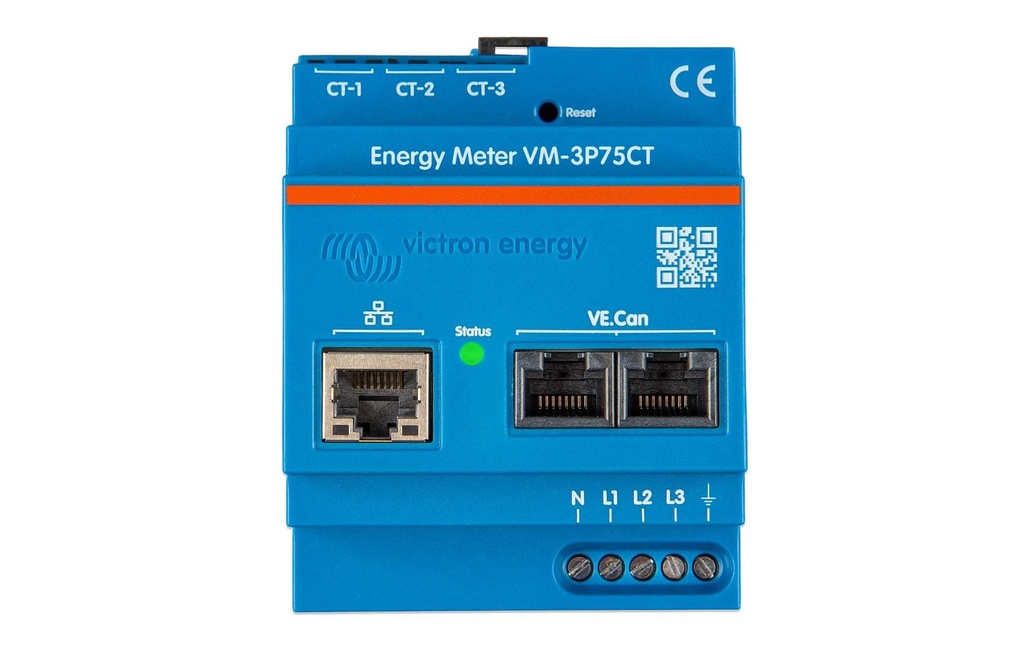 Victron Appareils de mesure d’énergie VM-3P75CT avec transformateurs de courant enfichables