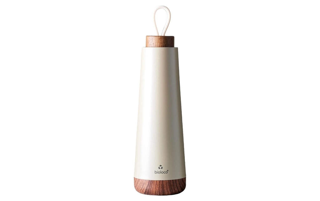 BioLoco Bouteille isotherme Loop-Pearl 500 ml, Blanc