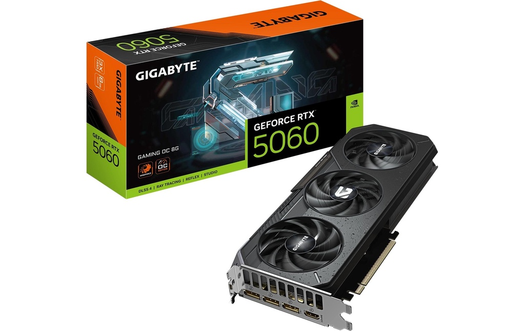 Gigabyte Carte graphique GeForce RTX 5060 GAMING OC 8G