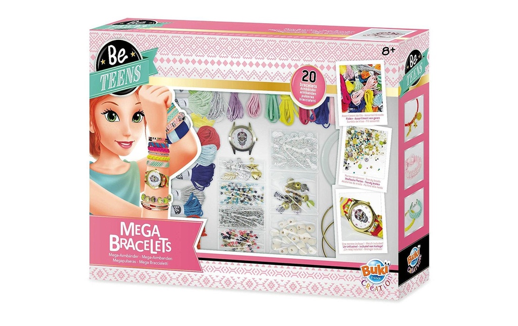Buki Kits de bricolage Be Teens Méga Bracelets