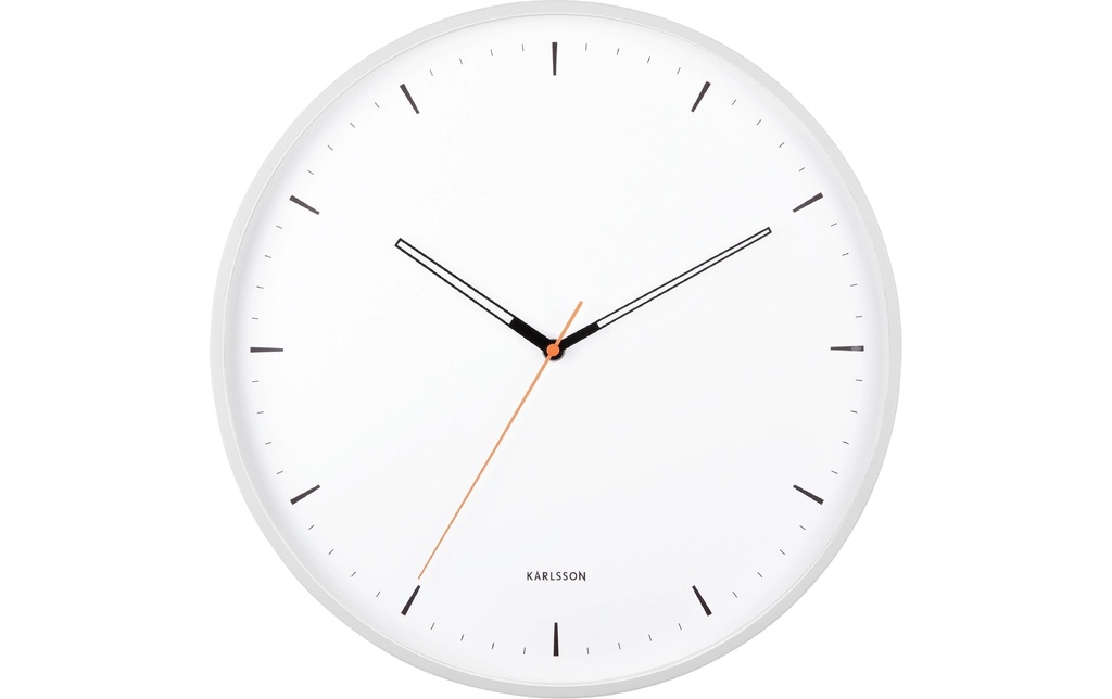 KARLSSON Horloge murale Calm 40 cm, Blanc mat