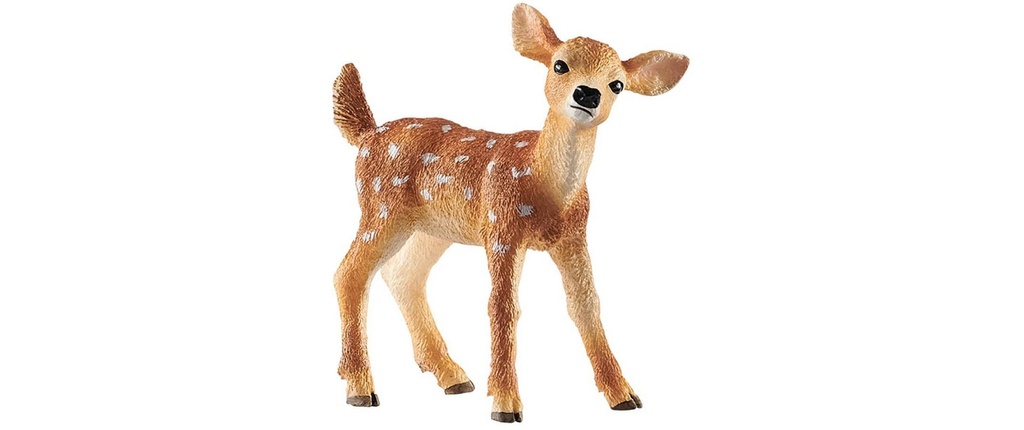 Schleich Figurine de jeu Wild Life Veau à queue blanche