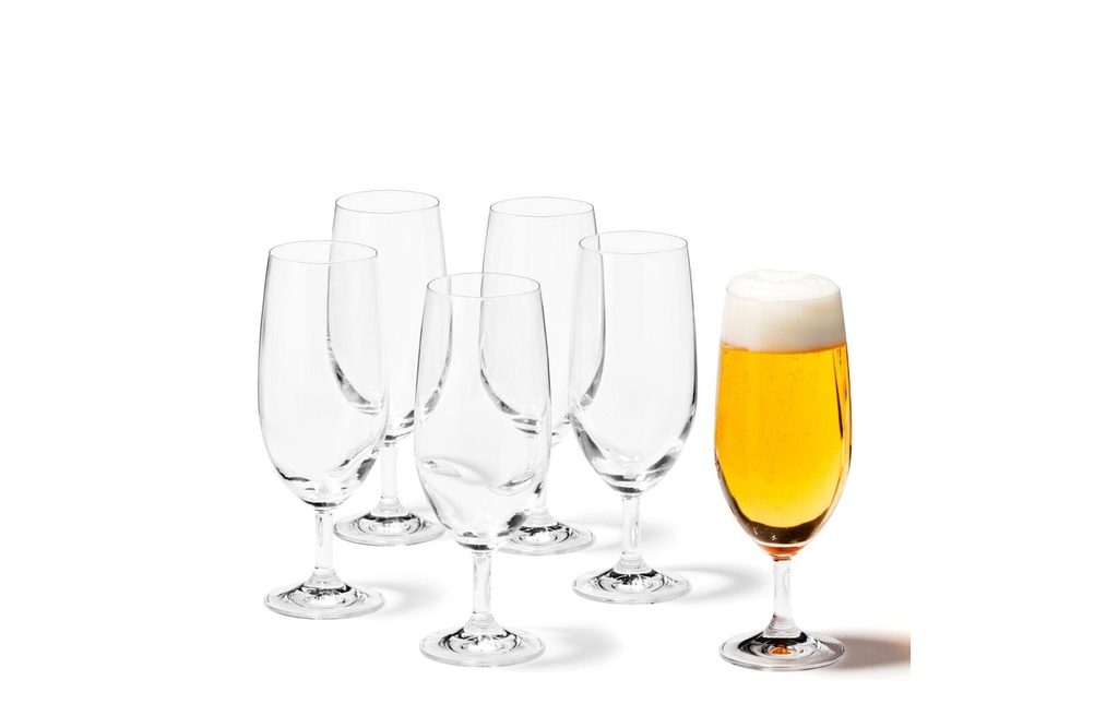 LEONARDO Verre à bière Daily 280 ml, 6 Pièce/s, Transparent