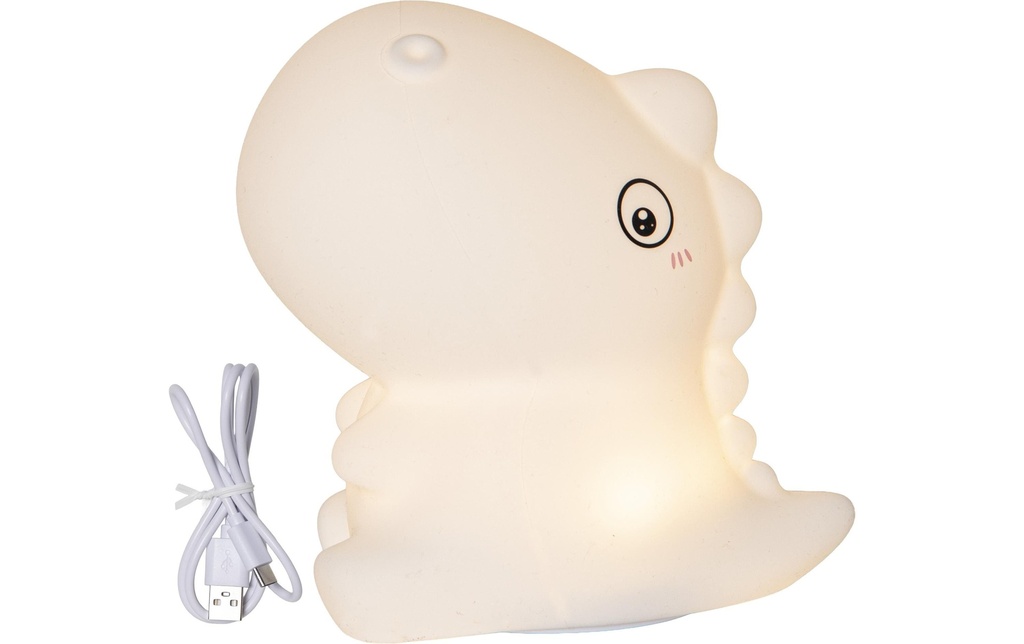 Star Trading Veilleuse Dinosaure Veilleuse LED RGBW Intérieur Blanc
