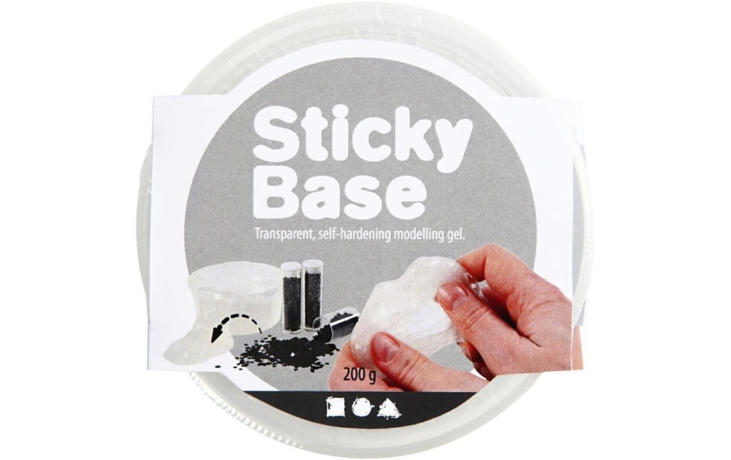 Creativ Company Matière à modeler Sticky Base Blanc