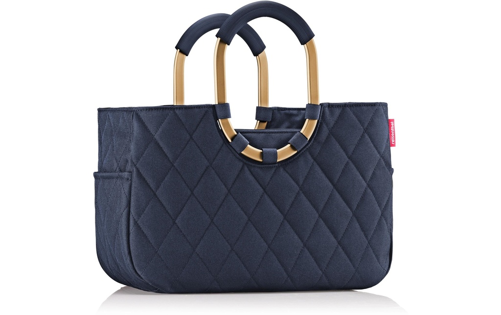 Reisenthel Panier de course loopshopper M Frame Rhombus midnight gold
