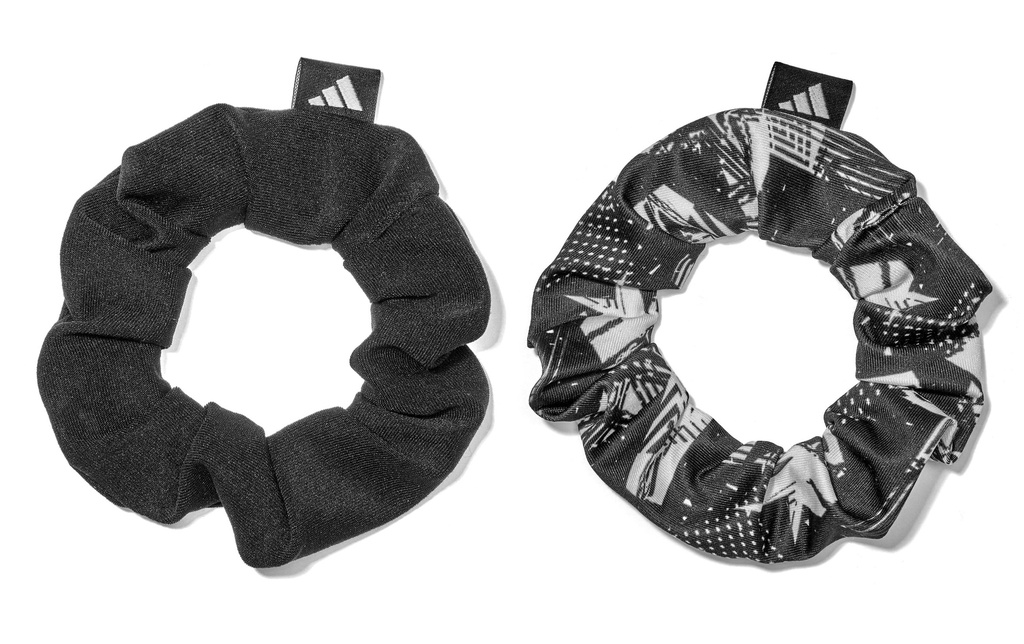 adidas Hair Scrunchies Noir et blanc