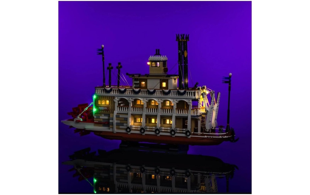 Light My Bricks Lumières-LED pour LEGO® 21356 Paquebot à roue fluviale