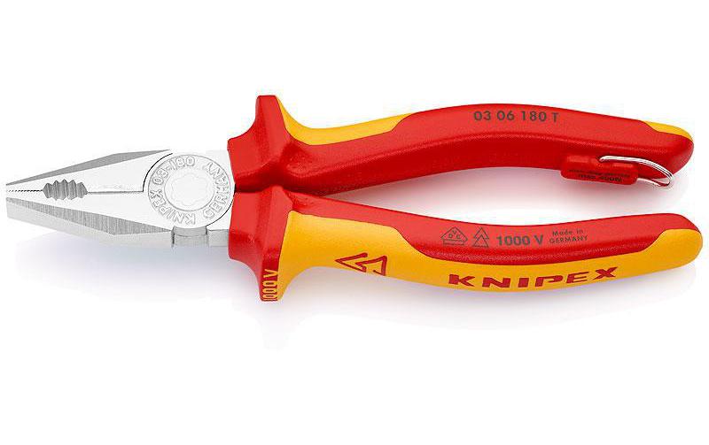 Knipex Pince universelle 180 mm avec œillet
