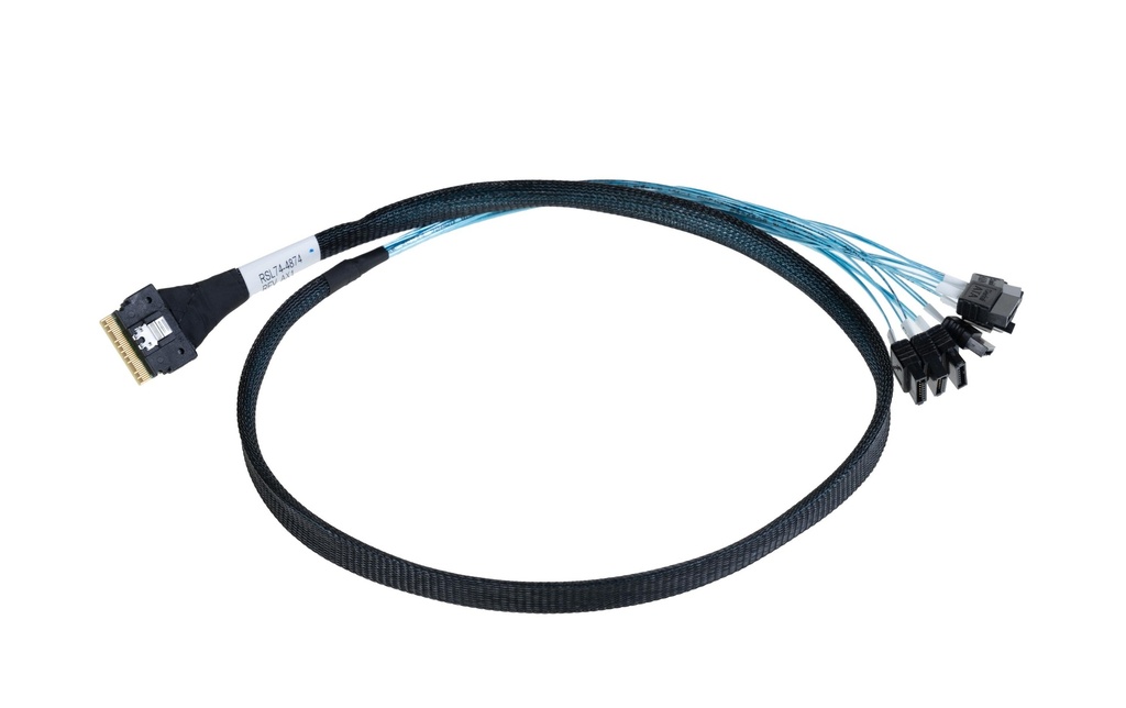 Adaptec Câble Slim-SAS ACK-I-SlimSASx8-8SATAx1-0.8M 80 cm