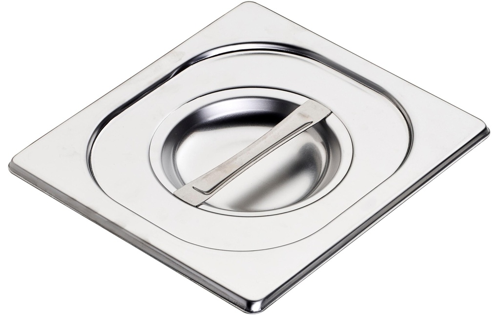 INOX Couvercles pour bac de cuisson CNS 1/6 GN