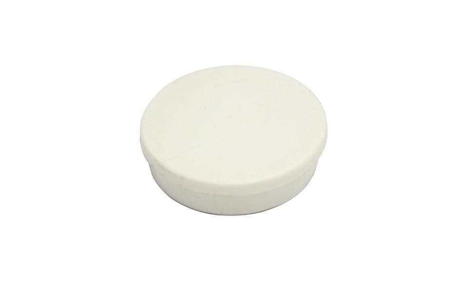 Bi-Office Aimant Super Strong 20 mm Blanc, 10 Pièce/s