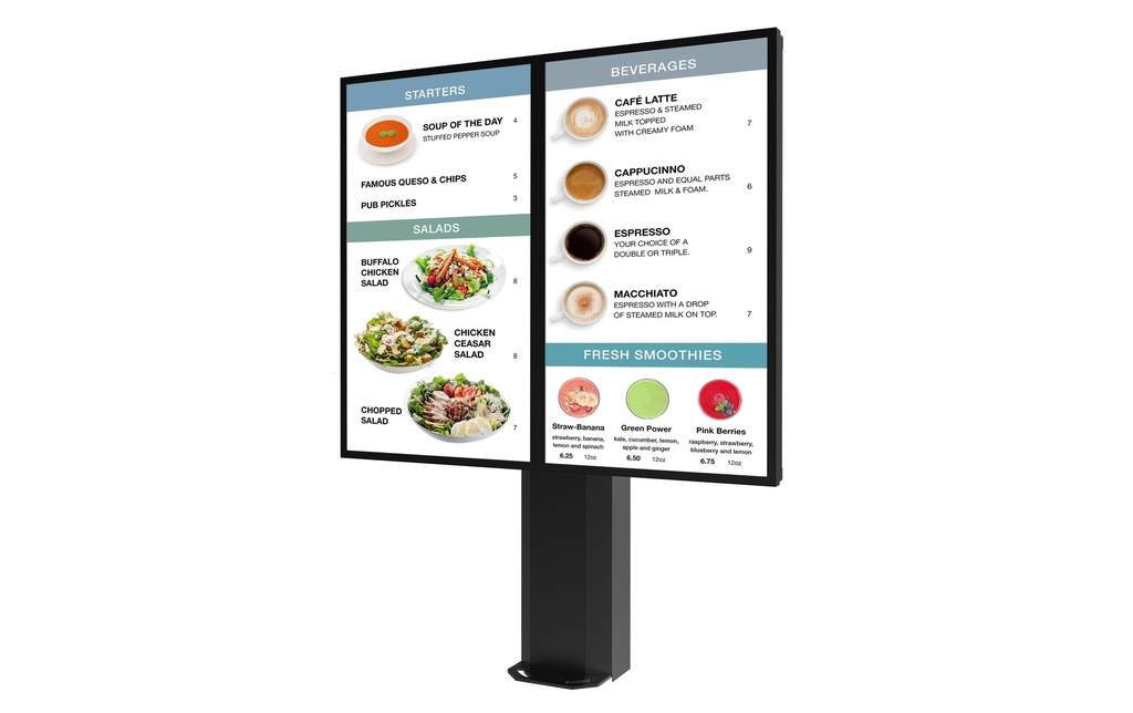 Peerless-AV Tableau de menu KOF555-2-LGE-EUK 55