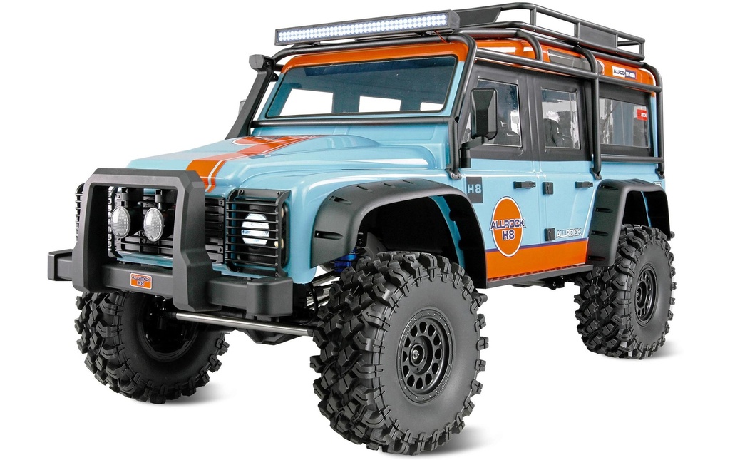 Amewi Scale Crawler ALLROCK H8 V2 1:8, ARTR, bleu/orange
