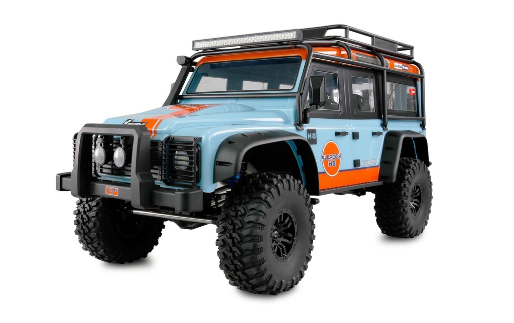 Amewi Scale Crawler ALLRock H8, bleu/orange ARTR, 1:8