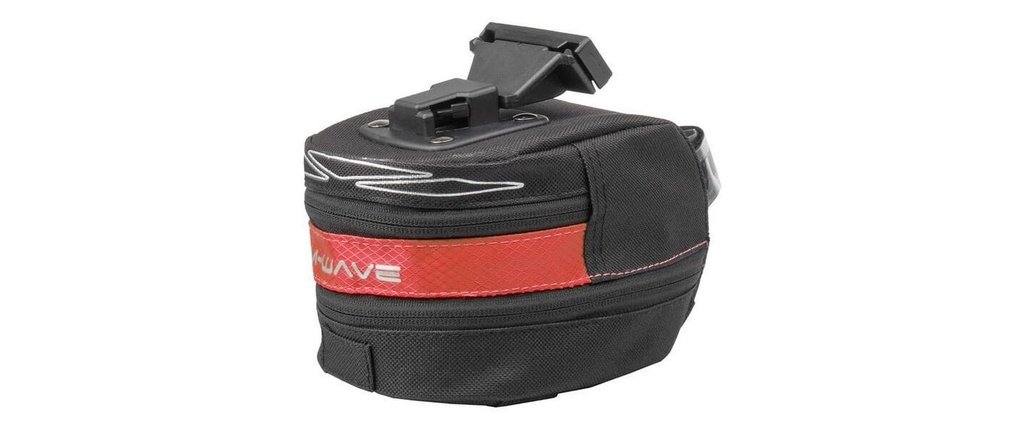 M-Wave Sac de selle Tilburg Clip-On taille L, rouge