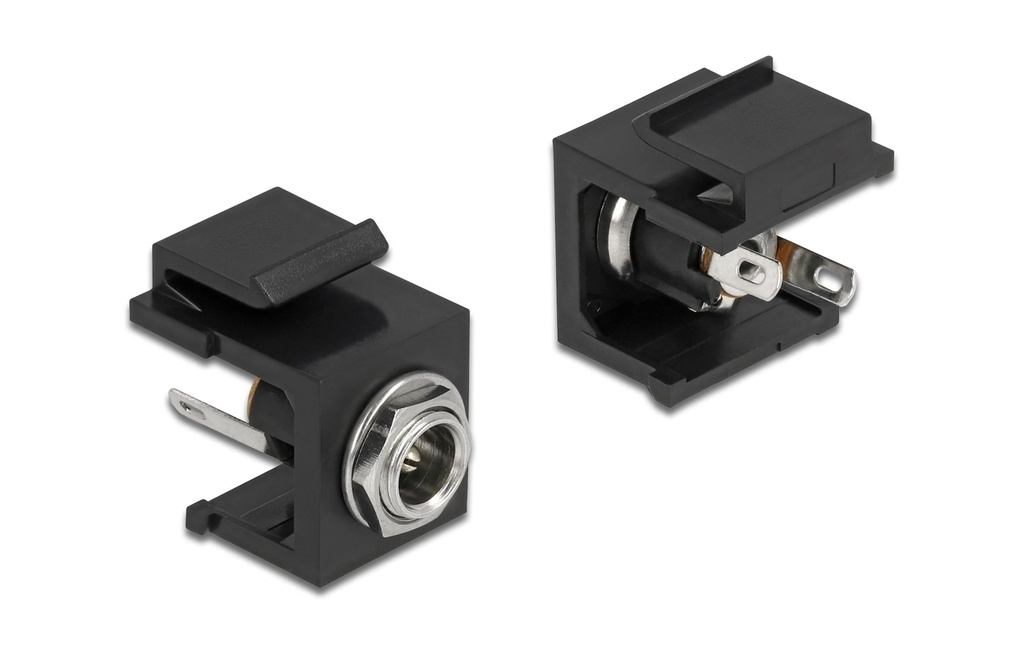 Delock Module Keystone DC 5.5 x 2.1 mm femelle noir