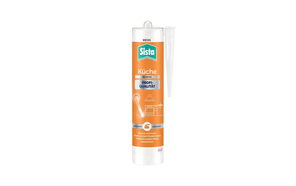 Sista Mastic Cuisine en silicone Blanc, 280 ml