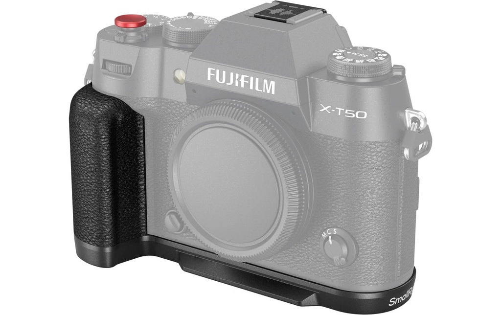 Smallrig Angle en L Poignée en silicone pour FUJIFILM X-T50 - Noir