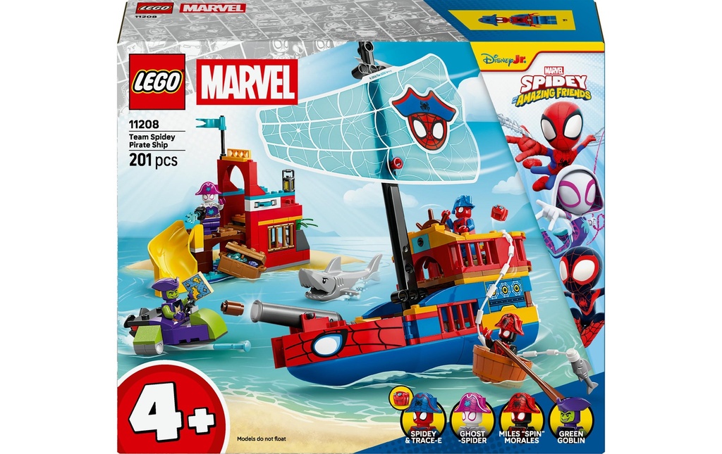 LEGO® Marvel Le bateau pirate de léquipe 11208