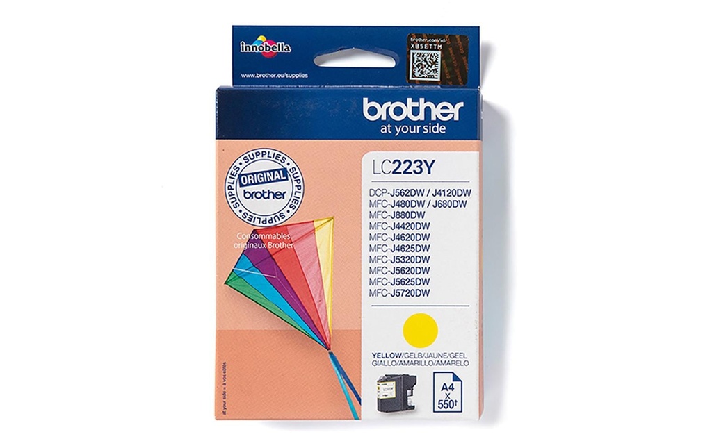 BROTHER Brother cart.encre LC-223 yel