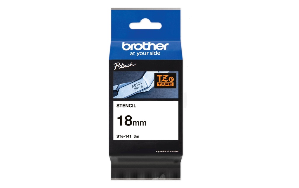 P-TOUCH Brother ruban chablon 18mm bk
