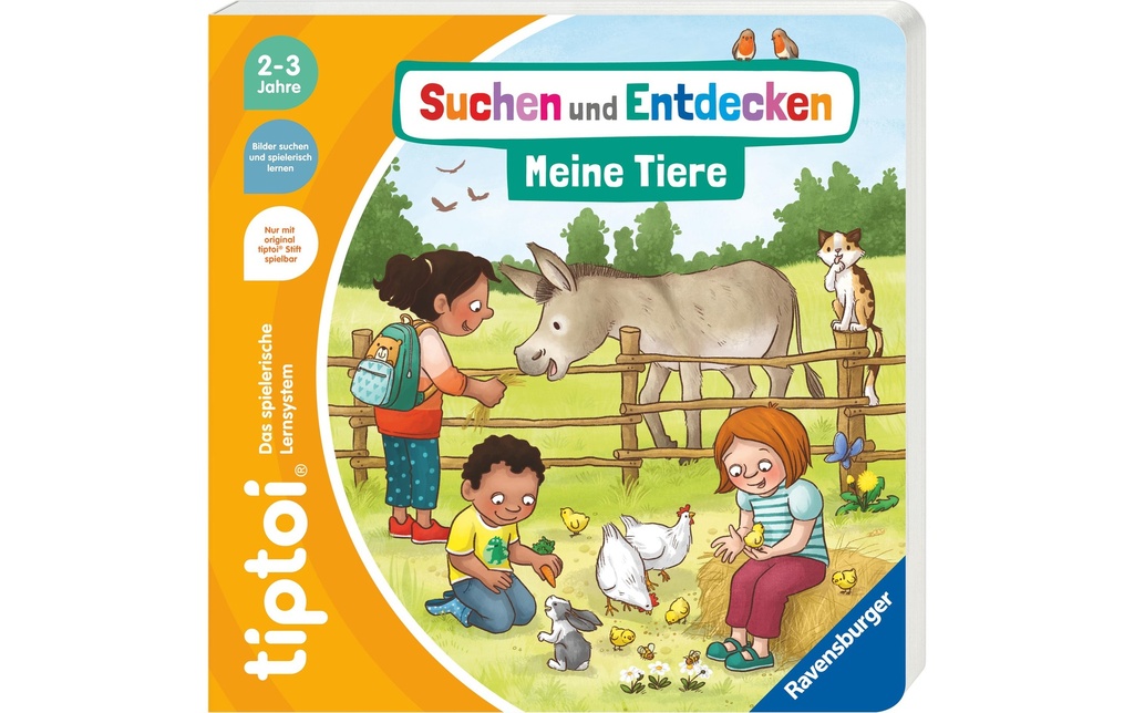 tiptoi Livre éducatif Suchen und Entdecken: Meine Tiere
