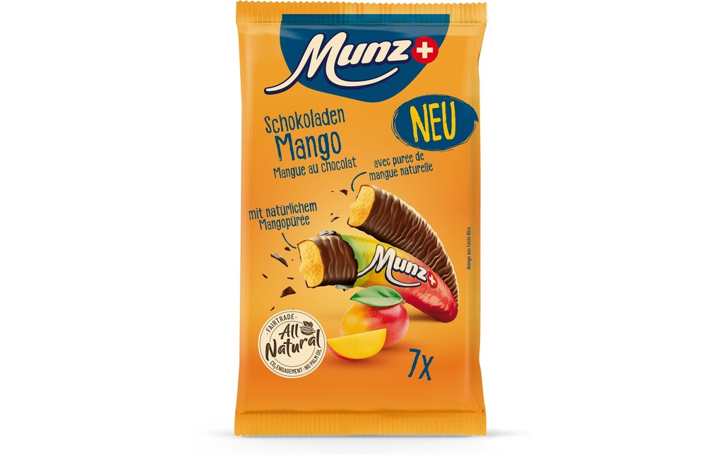 Munz Mangue au chocolat 7 x 19 g