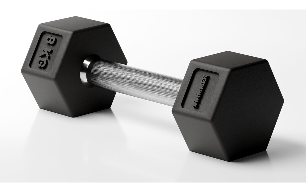 HAMMER Haltère courte Hexagon PRO 1 x 8 kg