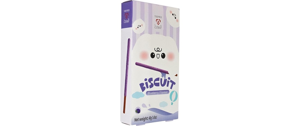 TOKIMEKI Biscuit Stick Myrtille 40 g