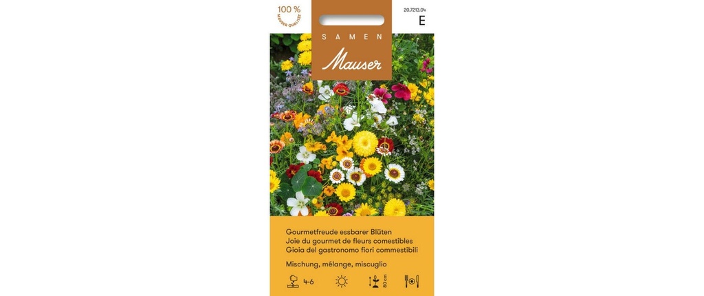 Samen Mauser Fleurs comestibles délice gourmand