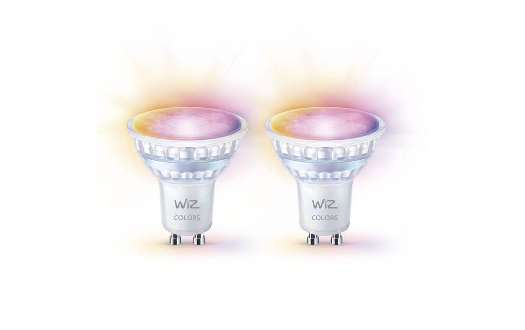 WiZ Ampoules Lot de deux ampoules GU10 50W Tunable White&Color