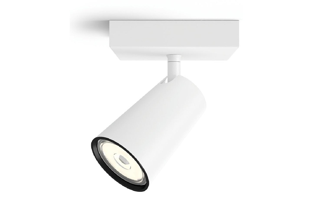 Philips Spot encastré Paisley, GU10, 5.5 W, blanc