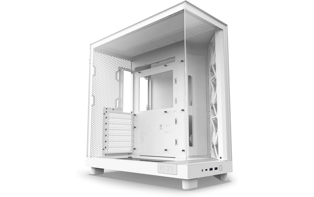 NZXT Boîtier d’ordinateur H6 RGB Flow Blanc