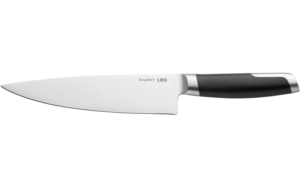 BergHOFF Couteau de chef Leo Graphite 20 cm, Noir/Argenté