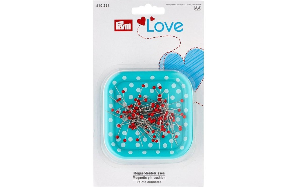 Prym  Love Coussin à épingles magnétique 0.60 x 30 mm, 9 g