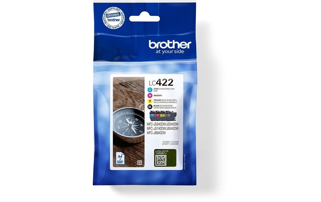 BROTHER Brother cart.encre LC422VAL (4 pces)