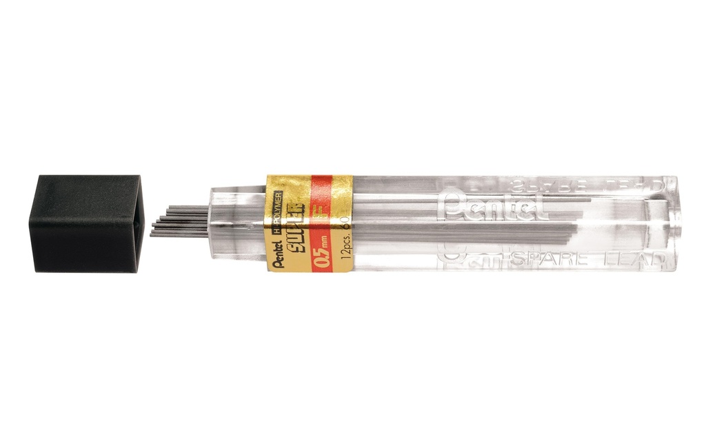 pentel Mine de crayon Hi-Polymer Super 0.5 mm, F