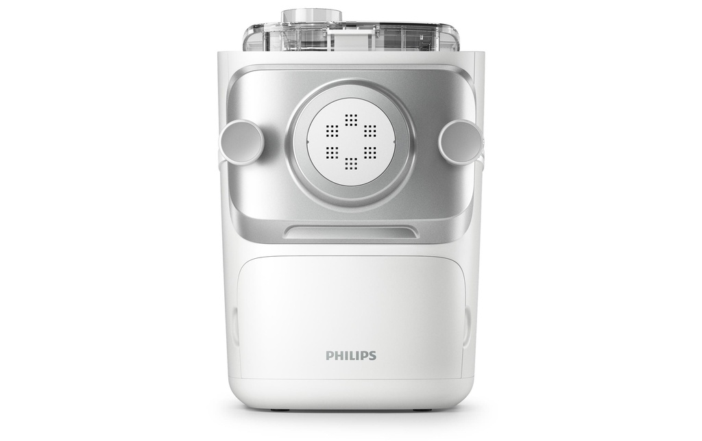 Philips Machine à pâtes HR2660/00, Argenté/Blanc