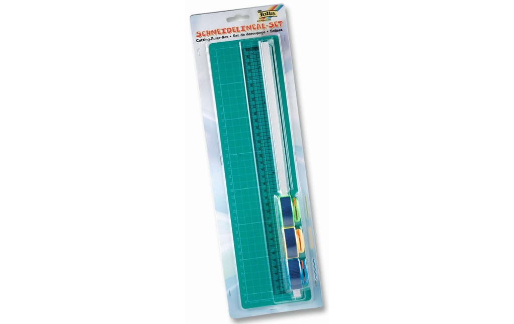 Folia Kits de plaque de coupe avec règle 36 cm x 8 cm