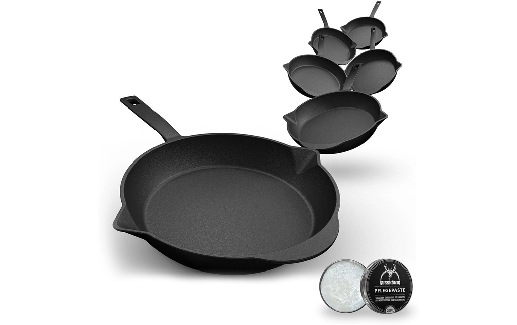 Gusskoenig Mini poêle à frire cuite au four 6 set