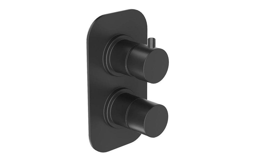 WEBERT Robinetterie de baignoire ONE-B EHM encastré, noir mat