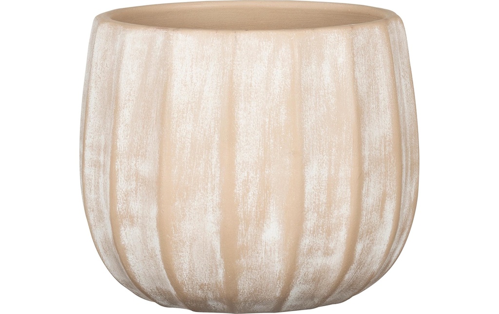 scheurich Pot de fleur Runa 2.1 l, Crème