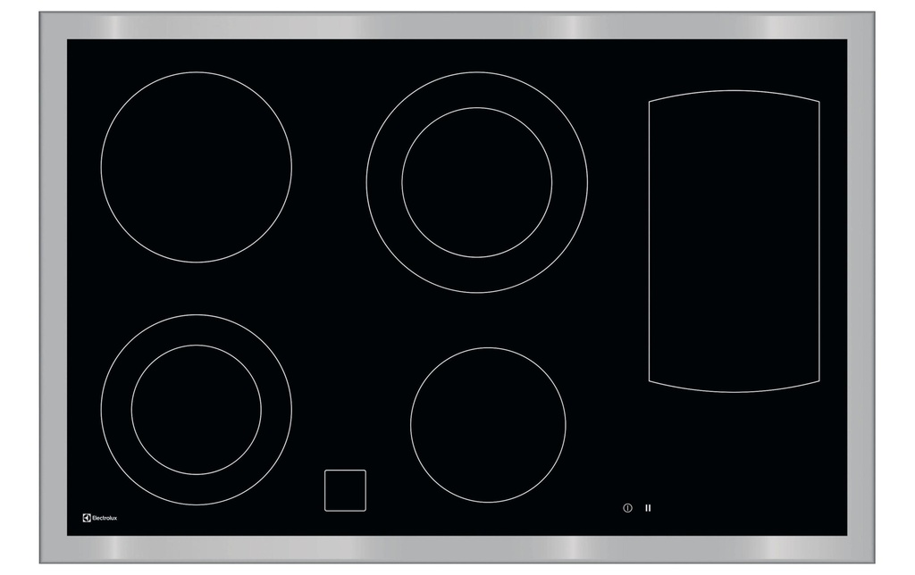 Electrolux Plaque de cuisson en vitrocéramique GK80RPLCN À plat