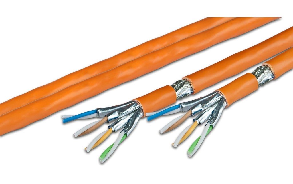 Wirewin Câble de pose VKW SFTP K7 LSOH3 Cat 7, S/FTP, 500 m, Orange