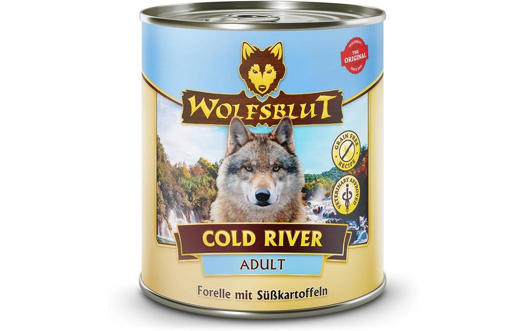 Wolfsblut Alimentation humide Dog Cold River, 800 g