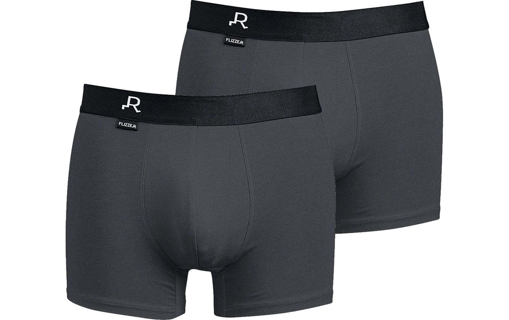 FLIZZER Pantaloncini Trunk Le Macho Pack de 2 Gris, S